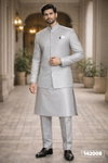 Outluk Wedding Collection Vol 142 Jacquard Mens Modi Jacket Kurta Pajama Manufacturers 142001 to 142008